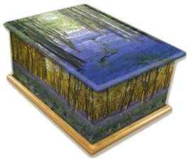 Blue Bell Personalised Keepsake Urn